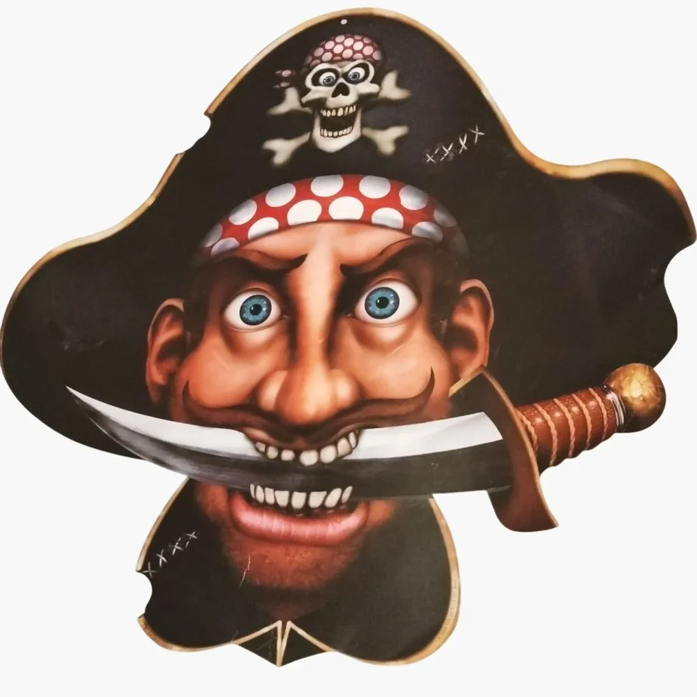 Pirate Crew Wall Decorations Halloween Birthday Party lot 4